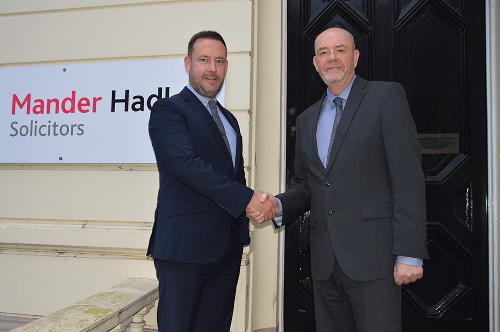 Carl welcoming Stuart Daniel as a new Director