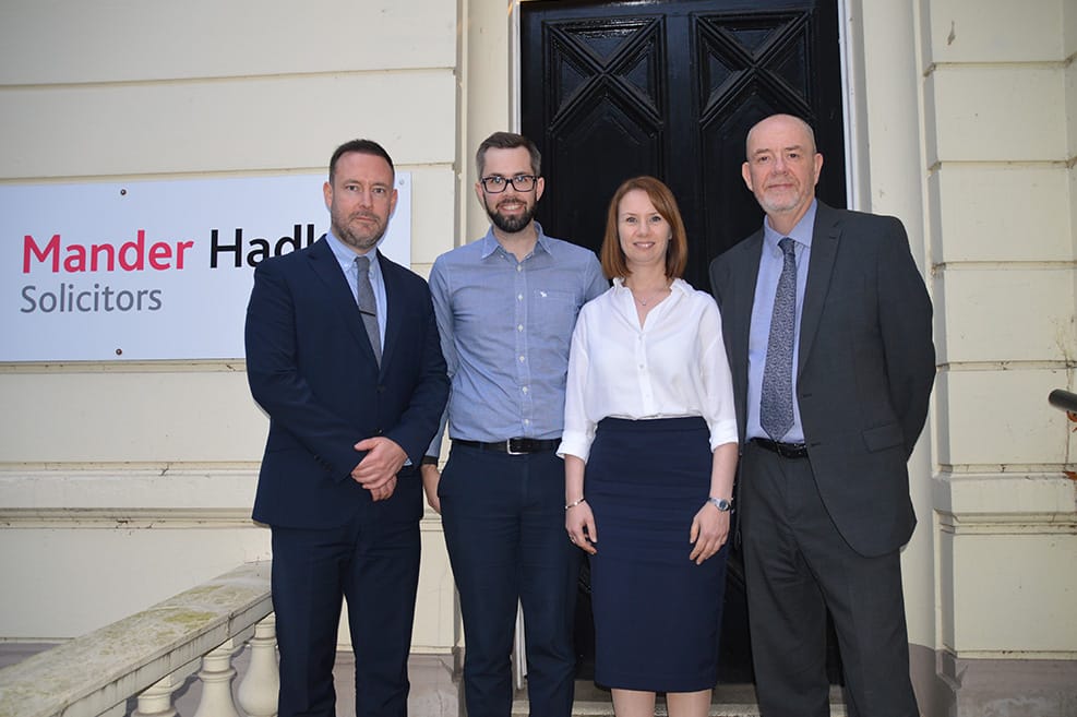 The 4 ongoing Directors, (left to right) Stuart Daniel, Matthew Riding, Elizabeth Jennings and Carl Jones