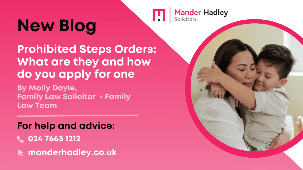Prohibited Steps Order Examples Prohibited Steps Orders: What are they and how do you apply for one ...